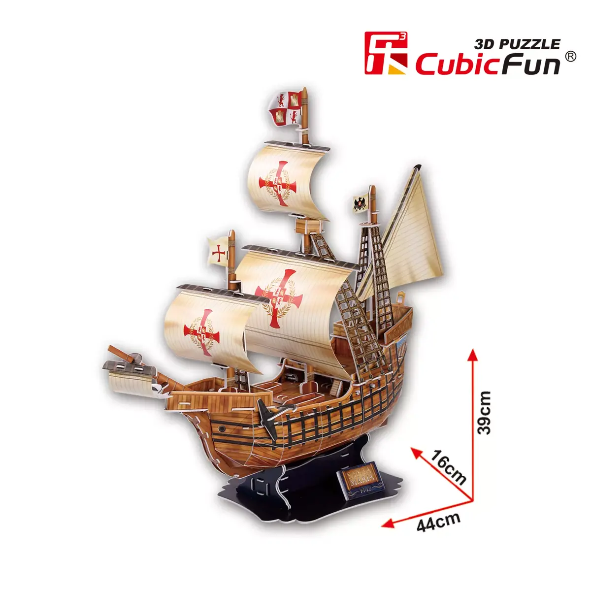 3D-пазл cubicfun Santa Maria T4008H Photo 5
