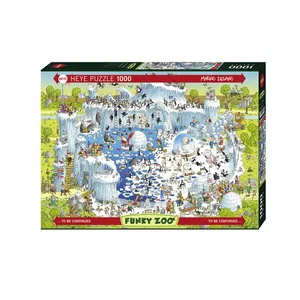 Puzle Heye Polar Habitat 1000 gab. — Komiksi, platums 700 mm