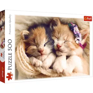 Пазл TREFL Sleeping kittens — 500 деталей, возраст от 10 лет, ширина 340 мм