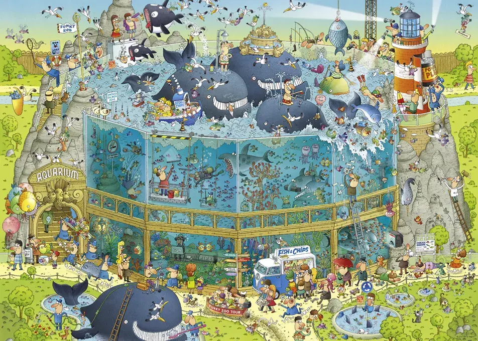 Heye Ocean Habitat puzle 1000 gab. Photo 2