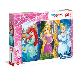 Пазл Clementoni Disney Princess, 60 элементов, для детей 4–5 лет, размер 58×281 мм