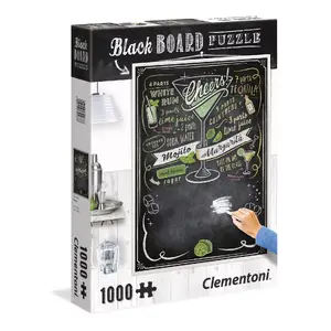 Puzle Clementoni Contour 1000 gab. — mākslas tēma “Cheers” (14+)