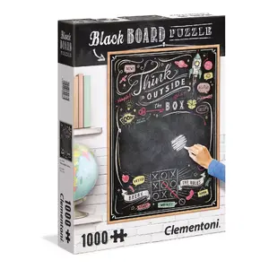 Puzle Clementoni Contour 1000 gab. — mākslas tēma „Think Outside the Box” (14+)