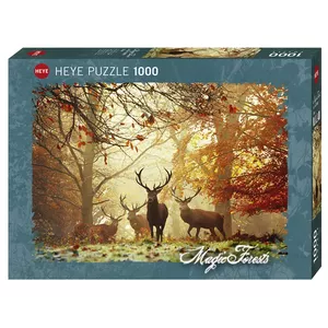 Jigsaw Puzzle Heye Stags — 1000 pieces, Animals genre, 700 mm width