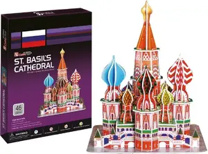 3D-пазл Православная церковь от cubicfun — 214 элементов, архитектурная модель