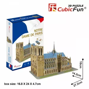 Puzzle 3D Notre Dame katedrāle