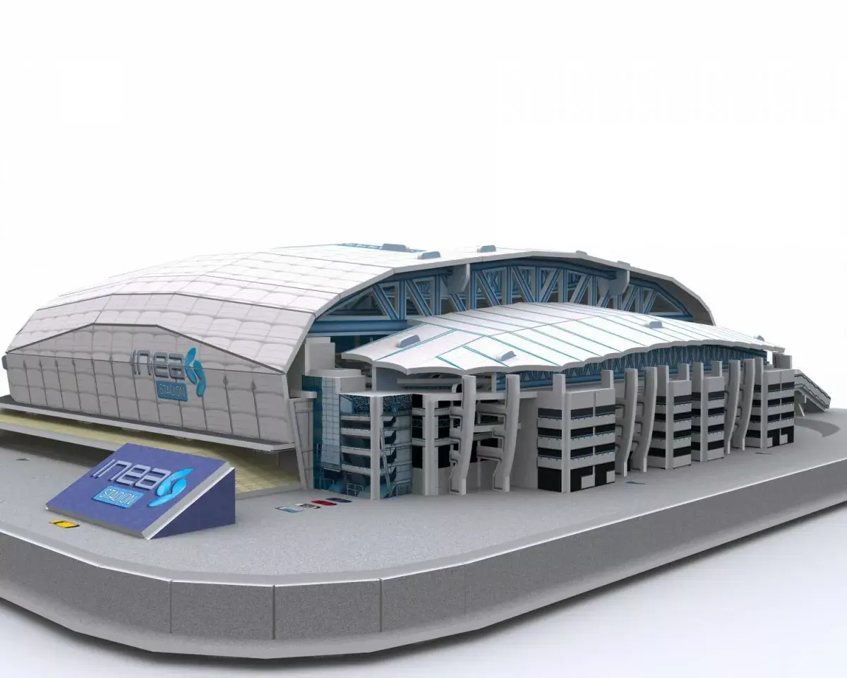 3D puzle cubicfun Lech Poznan stadions 306-20257 Photo 3