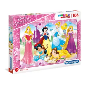 Пазл Clementoni Disney Princess 104 детали — мультфильмы, 6–10 лет