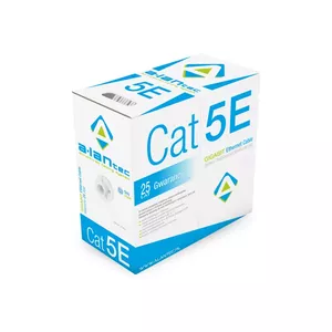 Networking cable Alantec KIF5PVC305 U/UTP Cat5e 305m White