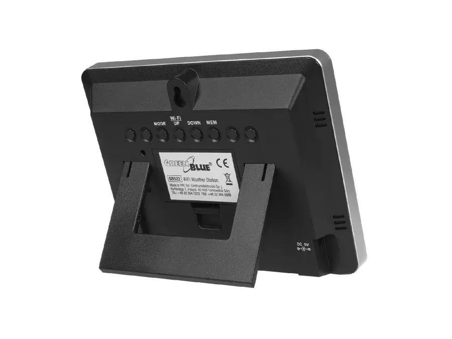 LCD Akumulatora Wi-Fi Termometrs Higrometrs Greenblue 46003 Photo 3