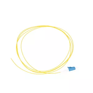 Pigtail LC/PC single-mode Extralink 1.5 m, 900 µm G.657.A1 FTTH, yellow, Easy-strip