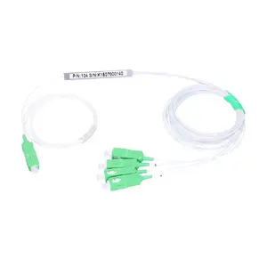 Cable splitter Extralink Splitter 1:4 PLC SC/APC 900um 1.5m Green White