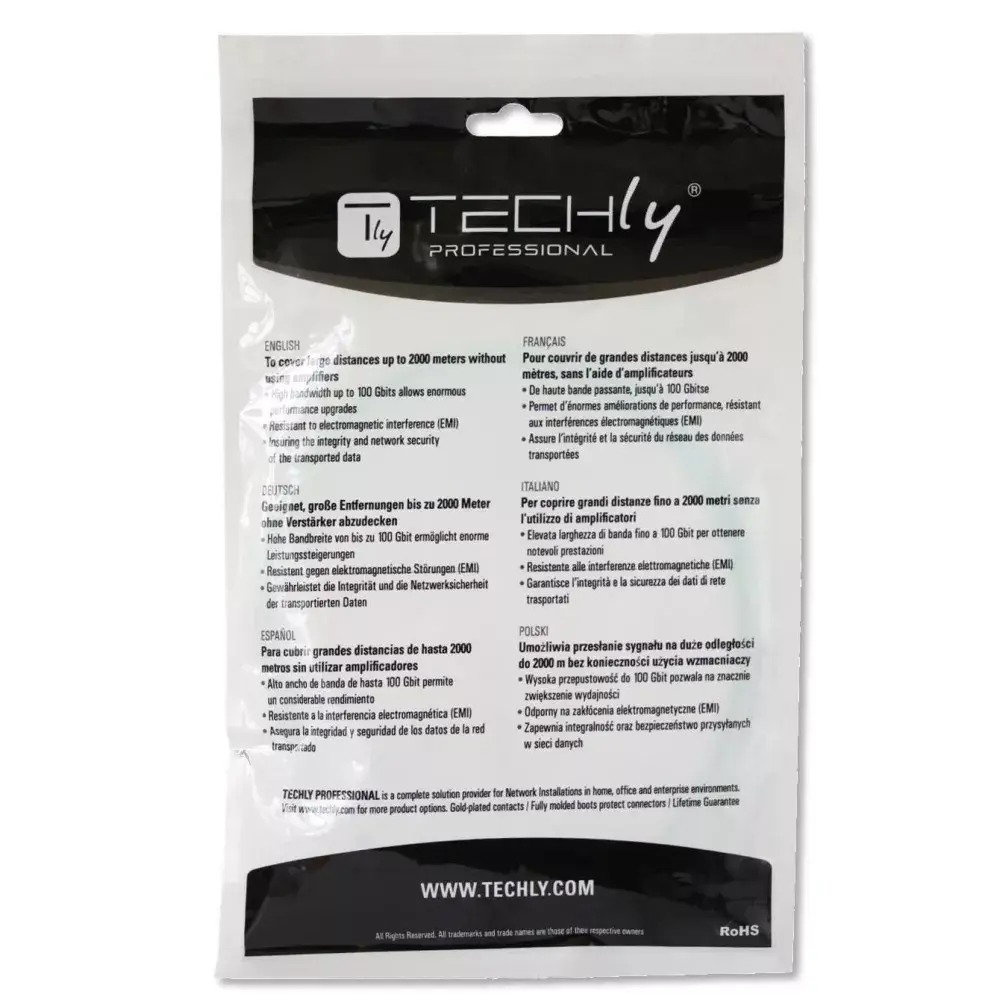 TECHLY SC–LC Monomode OS2 9/125 1 m fiber cable Photo 6
