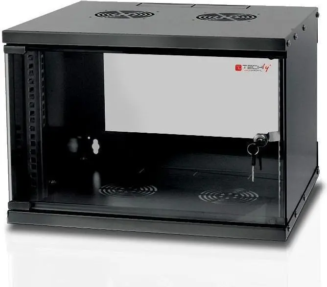 Techly I-CASE EL-1006B45 Wall Mounted Rack Cabinet 19" 6U Photo 7