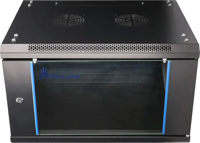 Wall mounted rack Extralink 6U 600x450 Photo 7
