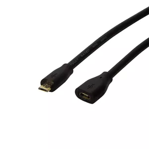 USB cable LogiLink CU0123 2m Micro-USB B Black
