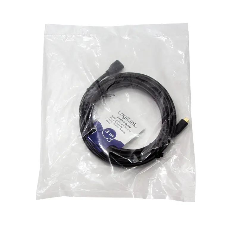 LogiLink CU0124 USB 2.0 Кабель 3 м Micro-USB B Photo 2