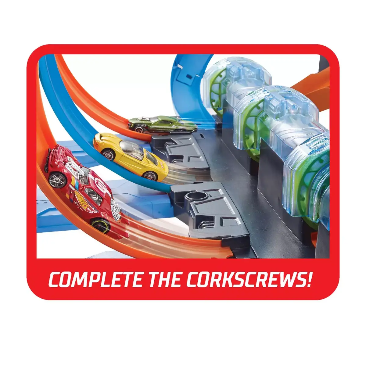 Hot Wheels Action Corkscrew Crash — набор трассы Photo 8