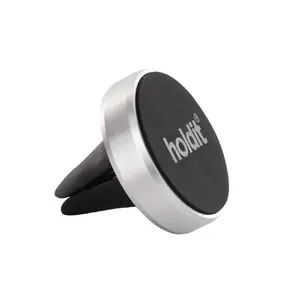 Holdit PROOVE 612682 pasīvs auto ventilācijas turētājs mobilajam telefonam/viedtālrunim, melns/ sudraba