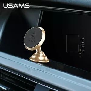 Usams US-ZJ023 magnētiskais automašīnas turētājs zelta krāsā