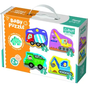 Jigsaw puzzle set TREFL Baby 36072 — 12-piece children's puzzle 'Machines'