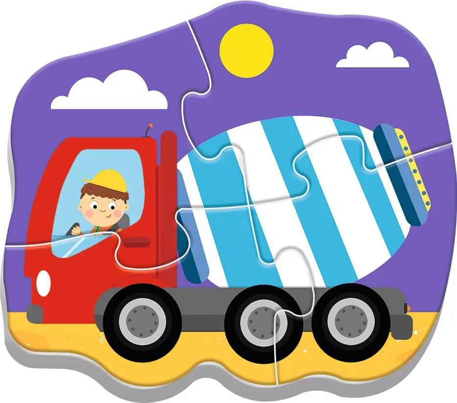 TREFL 36072 Baby Classic Vehicles Jigsaw Puzzle Photo 2