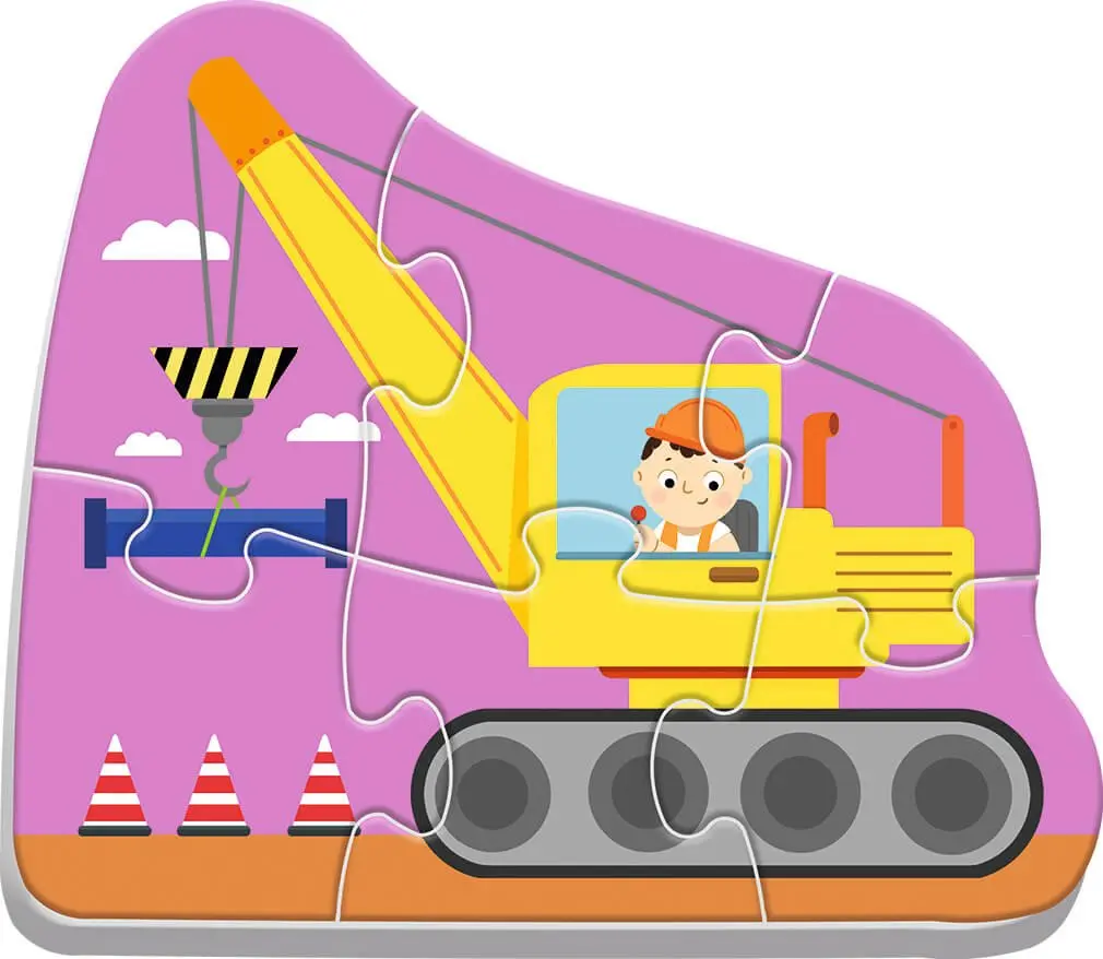TREFL 36072 Baby Classic Vehicles Jigsaw Puzzle Photo 3