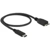 USB Cable DeLOCK 0.5m USB3.1 C - MicroUSB3.1 B Photo 2