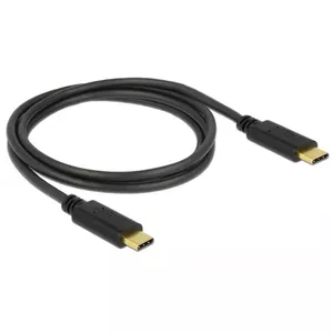 Кабель DeLOCK USB 2.0 1м USB C черный 83323