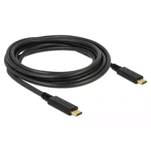 USB Cable DeLOCK 83325 USB 2.0 3m USB C Black