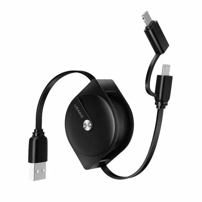 Usams US-SJ192 U1 2в1 Micro USB и Lightning 1 м Photo 2