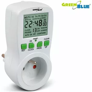 GreenBlue GB107 digitālais taimeris ar 16 programmēšanas iestatījumiem