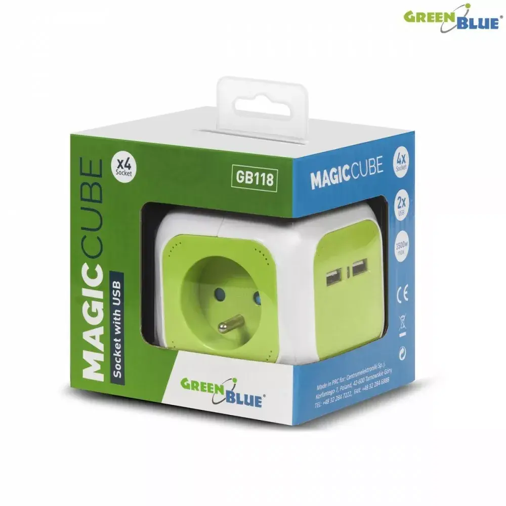 GreenBlue MagicCube GB118 strāvas sadalītājs Photo 8