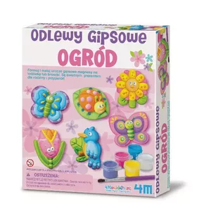Творческий набор 4M Creative set Gypsum castings 4M 3512 Garden – набор для гипсовых отливок с садовой тематикой