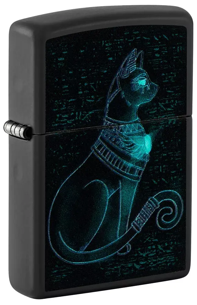Zippo petrol lighter 48582 — Spiritual Cat Photo 1