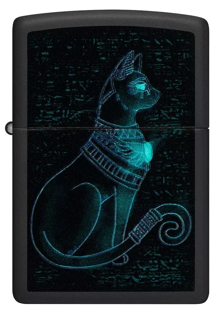 Zippo petrol lighter 48582 — Spiritual Cat Photo 3