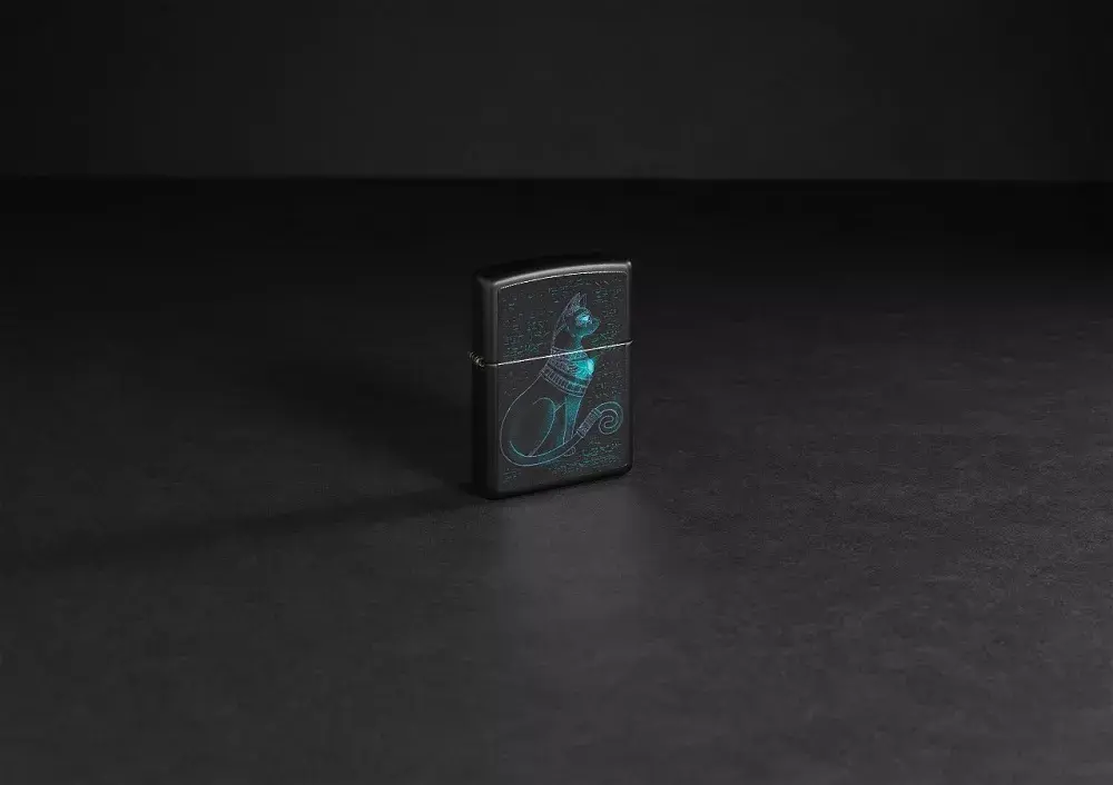 Zippo petrol lighter 48582 — Spiritual Cat Photo 9