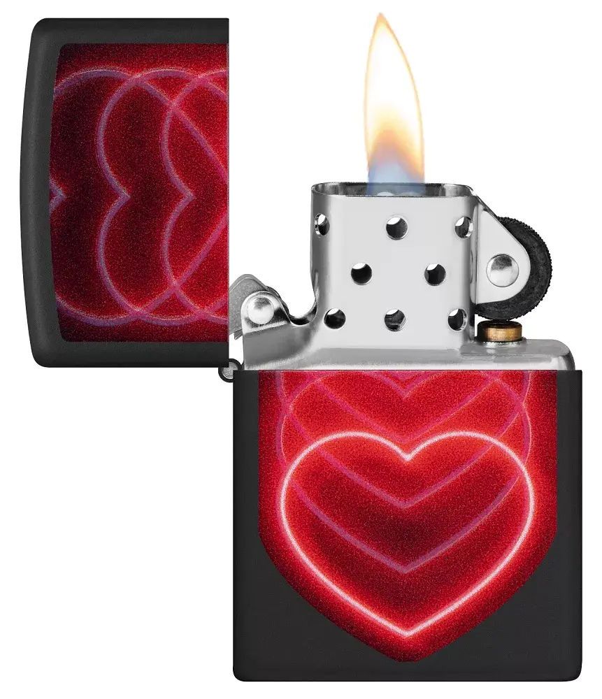 Zippo šķiltava 48593 Hearts Design Photo 5
