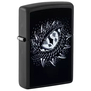 Lighter Zippo 48608 Dragon Eye design, refillable windproof metal lighter