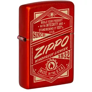 Lighter Zippo 48620 by Zippo — classic windproof metal lighter, flip-top design