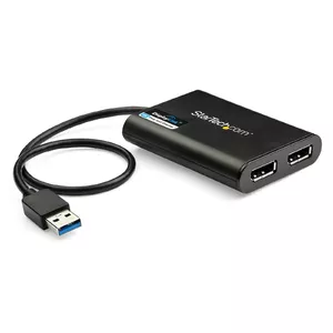 StarTech.com USB32DP24K60 USB графический адаптер 4096 x 2160 пикселей Черный