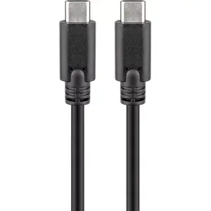 USB Cable Goobay 66509 USB 3.2 Gen 1 3m USB C Black