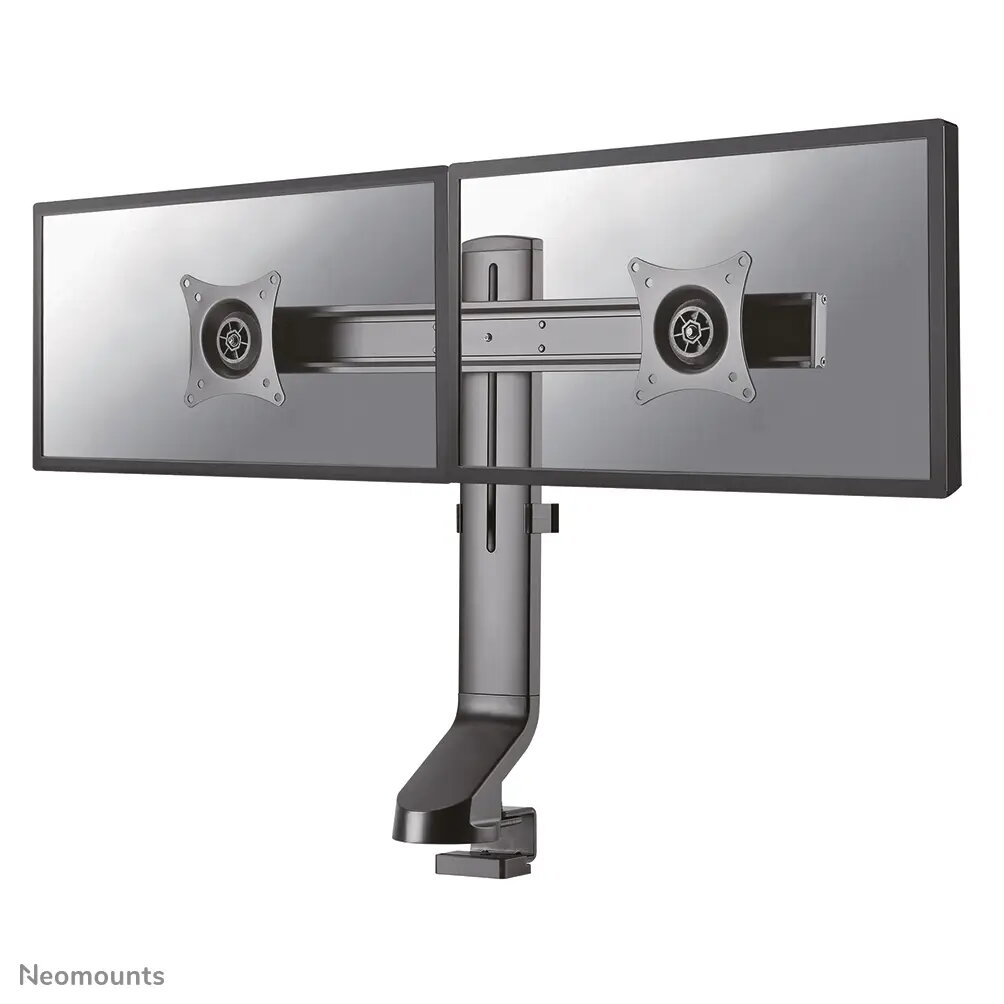 Neomounts FPMA-D860DBLACK Divu monitoru galda stiprinājums