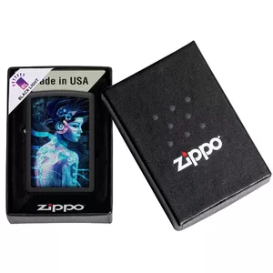 Lighter Zippo 48517 Cyber Woman Design — Zippo windproof refillable metal lighter