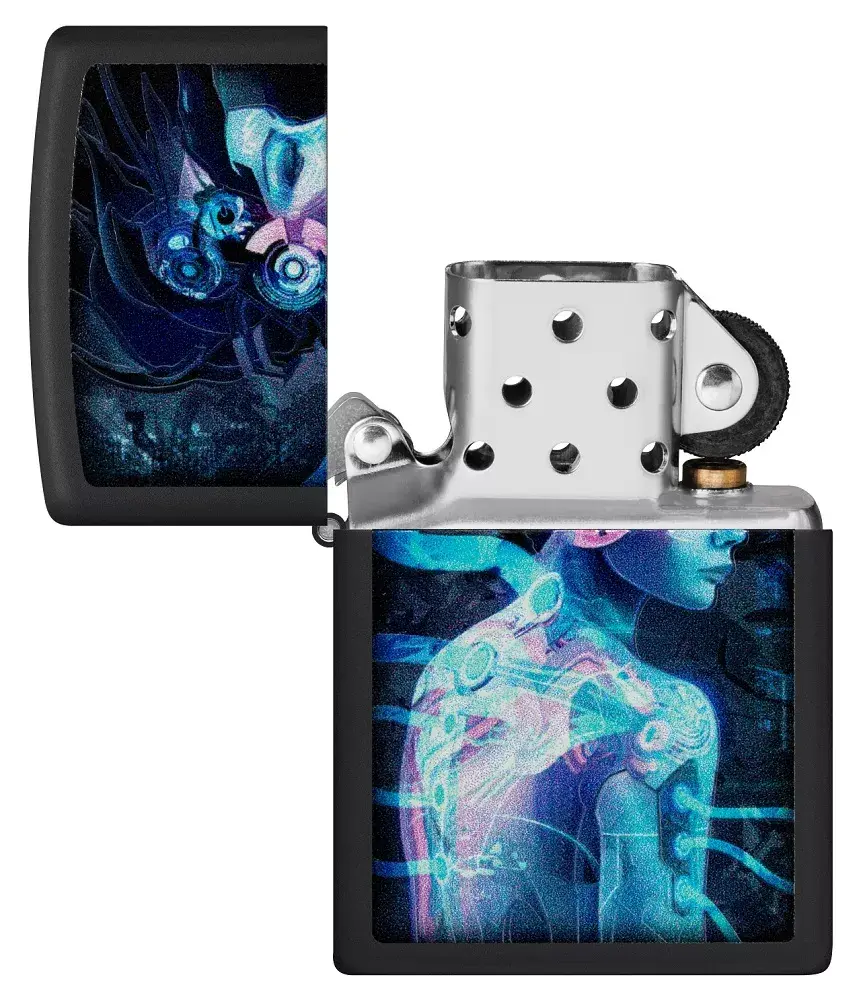 Zippo lighter 48517 Cyber Woman Design Photo 4