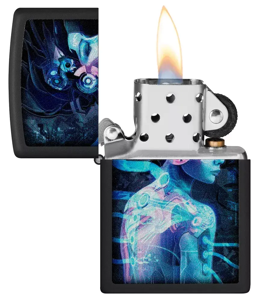 Zippo lighter 48517 Cyber Woman Design Photo 5