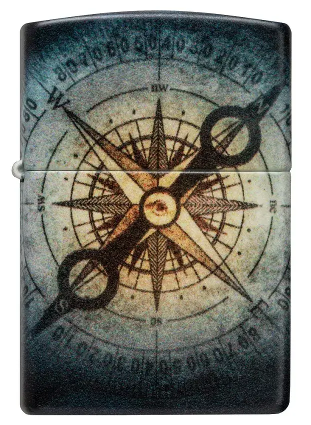 Zippo lighter 48562 Compass Ghost Design Photo 3