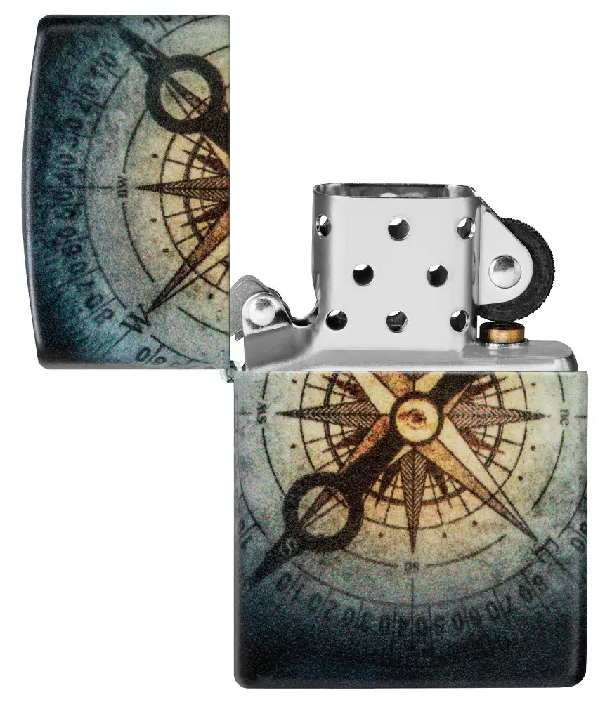 Zippo lighter 48562 Compass Ghost Design Photo 4