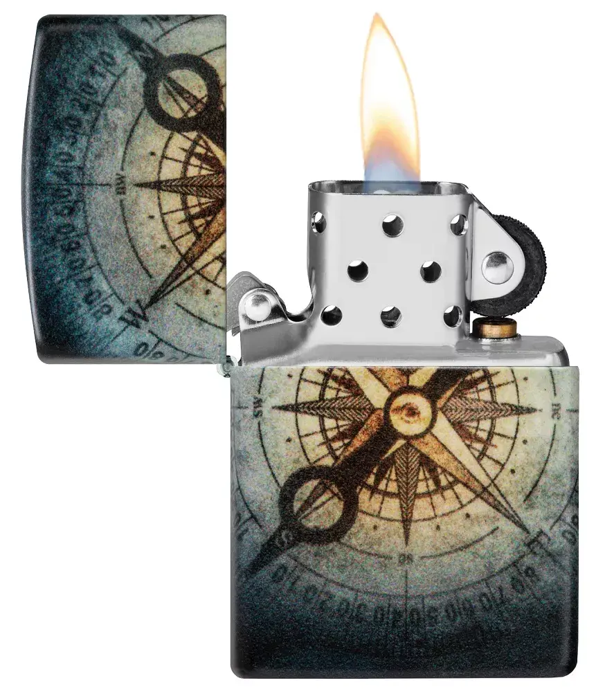 Zippo lighter 48562 Compass Ghost Design Photo 5
