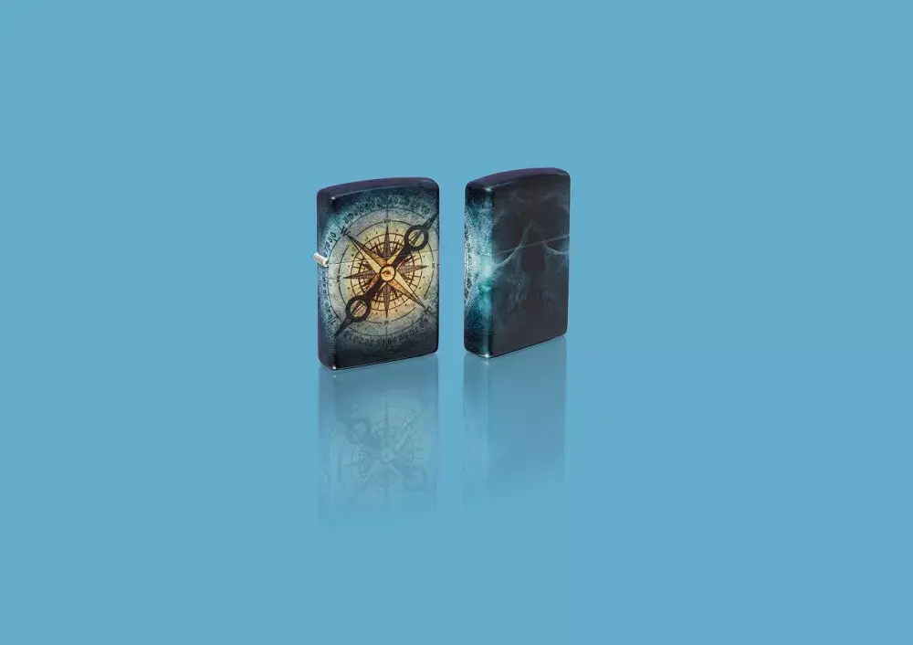 Zippo lighter 48562 Compass Ghost Design Photo 14